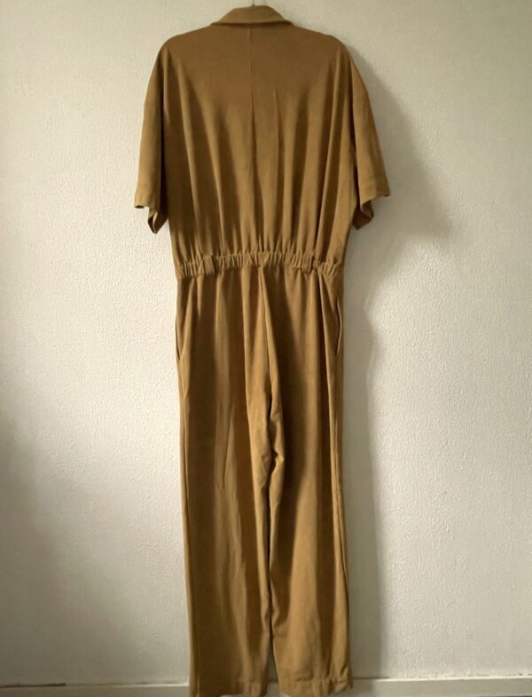 Camel jumpsuit suedine (42) - Afbeelding 2