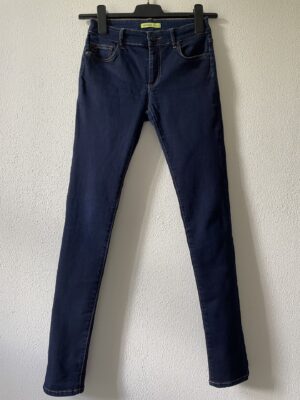Donkerblauwe skinny jeans glitter (27)