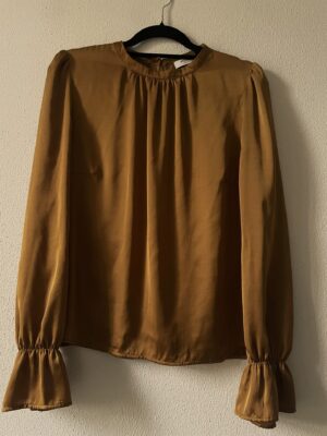 Blouse brons/goud (40)