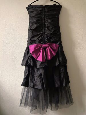 Strapless feestjurk strik (XS/S)